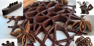 Researchers developed first 3-D print chocolate-based products at room temperature by cold extrusion