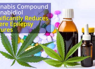 Cannabidiol reduces the frequency of seizures in patients with a severe form of epilepsy
