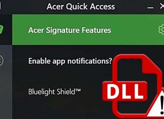 Pre-installed Acer’s Quick Access program was found to be vulnerable to DLL hijacking