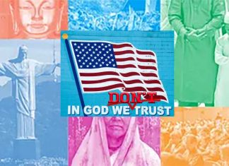 A quater of the population in the US identify as non-religious