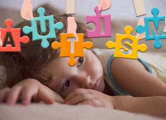 Why do autistic children have trouble entering deep sleep states ?