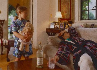 Alcoholic parent affect your brain transitions between active and resting states