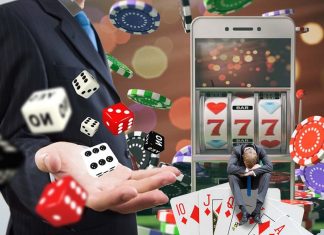 Visual effects increase attraction and sense of winning of gambling