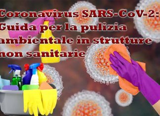 Coronavirus SARS-CoV-2: Guida per la pulizia ambientale in strutture non sanitarie