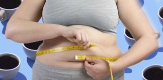 Women who drink two or three cups of coffee a day have lower total body and abdominal fat