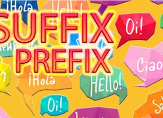 Suffixes and prefixes in languages related to different human cognitions