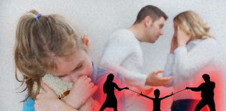 Conflict between divorced or separated parents increases the risk of children developing physical and mental health problems