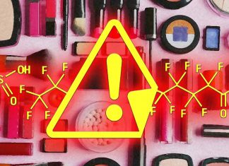 The researchers found unlabel high PFAS levels in most makeup