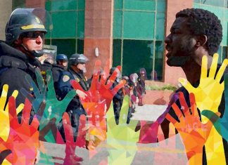 How does police action affect the health of the population?