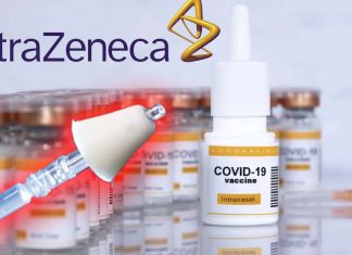 Administering the AstraZeneca COVID-19 vaccine intranasally reduce viral loads