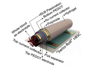 One nanolitre Biosupercapacitors (BSCs) provides energy for biomedical applications