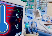 Oxygen-deprived newborns who undergo cooling therapy to protect their brains are at an elevated risk of seizures and brain damage during the rewarming period