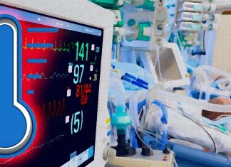 Oxygen-deprived newborns who undergo cooling therapy to protect their brains are at an elevated risk of seizures and brain damage during the rewarming period