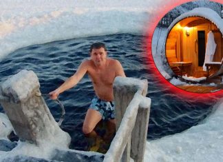 Scandinavian practice of winter swimming is associated with changes in body temperature and increased energy expenditure