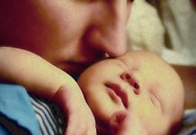 The smell of a newborn boosts their chances of survival by making moms more aggressive and dad less aggressive