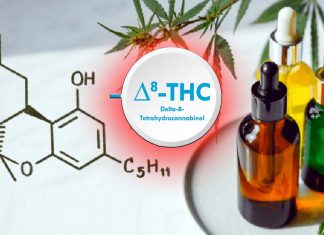 Delta-8-THC products are sale in areas where recreational use of cannabis was prohibited