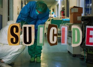 COVID-19: suicide rates notably high among physicians and nurses