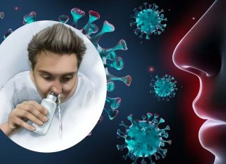 COVID-19: Nasal irrigation twice daily immediately after positive test reduces disease – death