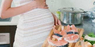 Eating fish during pregnancy can help provide essential nutrients to the developing fetus