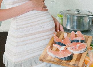 Eating fish during pregnancy can help provide essential nutrients to the developing fetus