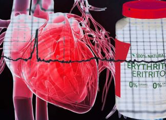 Erythritol sweetener increase risk of heart attack and stroke