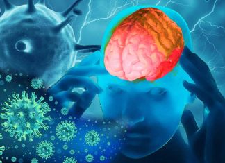 Tissue Damage and Brain Inflammation in COVID-19