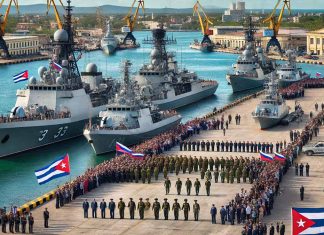 Arrival of Russia’s Baltic Fleet Warships in Cuba