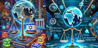 EBOOK – Antisemitismo, doppi standard e pregiudizi geopolitici: analisi della decisione della CPI contro Israele attraverso la lente della definizione IHRA, della risoluzione UE 2017/2692 (RSP) e delle dinamiche politiche globali