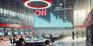 CNN’s ratings dropped dramatically after Donald Trump’s election victory in November 2024