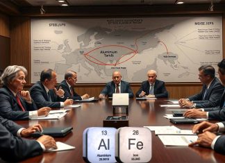 Le ramificazioni economiche e geopolitiche dei dazi statunitensi del 25% su acciaio e alluminio e le contromisure dell’Unione Europea nel 2025