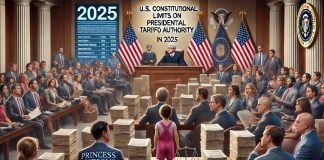 Constitutional Limits on Presidential Tariff Authority: Analyzing Princess Awesome, LLC v. United States and the Legality of Executive Trade Actions in 2025