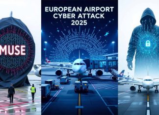 Attacco informatico agli aeroporti europei 2025: interruzione del MUSE e ombre sponsorizzate dallo Stato