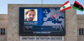 REPORT – Hannibal Gaddafi’s Conditional Release: Decoding Arbitrary Detention and the Enduring Enigma of Imam Musa al-Sadr’s 1978 Disappearance in Lebanon-Libya Geopolitics, October 2025