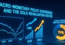 Macro-Monetary Policy Divergence and the Gold Revaluation Vector