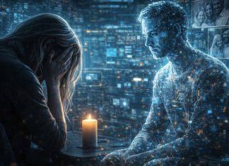 The Algorithm of Infinite Mourning and Ontological Stasis in the Era of Synthetic Presence