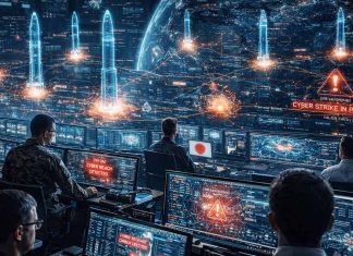 How the Topology of Digitized Nuclear Forces Determines Escalation Risk in the Cyber Domain