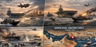 Geopolitical Fracture Points: Iran’s 2026 Chokepoint Escalation Doctrine versus United States Power-Projection Architectures – Patterns of Hybrid Confrontation in the Persian Gulf-Red Sea Nexus and Prospective Cascade Scenarios as of 26 March 2026
