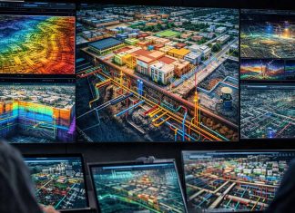 Advanced Geospatial Intelligence Synthesis: LiDAR Surface Mapping, Multimodal Subsurface Integration – Infrastructure Contextualization for Underground Utility Surveying
