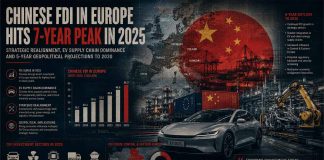 Chinese FDI in Europe Hits 7-Year Peak in 2025: Strategic Realignment, EV Supply Chain Dominance and 5-Year Geopolitical Projections to 2030