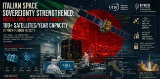 Italian Space Sovereignty Strengthened: Digital Twin Integration Enables 100+ Satellites/Year Capacity at PNRR-Funded Facility