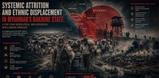 SYSTEMIC ATTRITION AND ETHNIC DISPLACEMENT IN MYANMAR’S RAKHINE STATE: A FIVE-YEAR GEOPOLITICAL AND GEOSPATIAL INTELLIGENCE FORECAST
