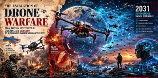 The Escalation of Drone Warfare: From Tactical FPV Strikes in Ukraine and Lebanon to Autonomous Swarm Dominance by 2031