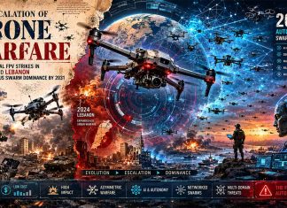 The Escalation of Drone Warfare: From Tactical FPV Strikes in Ukraine and Lebanon to Autonomous Swarm Dominance by 2031