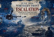 June 2026 Northern Front Escalation: Hezbollah FPV Drone Doctrines and IDF Security Zone Attrition