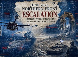 June 2026 Northern Front Escalation: Hezbollah FPV Drone Doctrines and IDF Security Zone Attrition