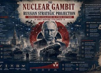 The Nuclear Gambit in Russian Strategic Projection: Normalizing Escalation in Hybrid Doctrine Amid Ukraine Stalemate
