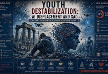 Youth Destabilization: AI Displacement and SAD