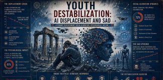 Youth Destabilization: AI Displacement and SAD