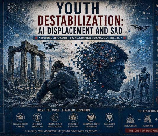 Youth Destabilization: AI Displacement and SAD