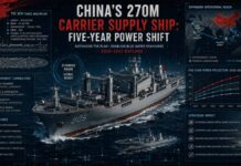 China’s 270m Carrier Supply Ship: Five-Year Power Shift